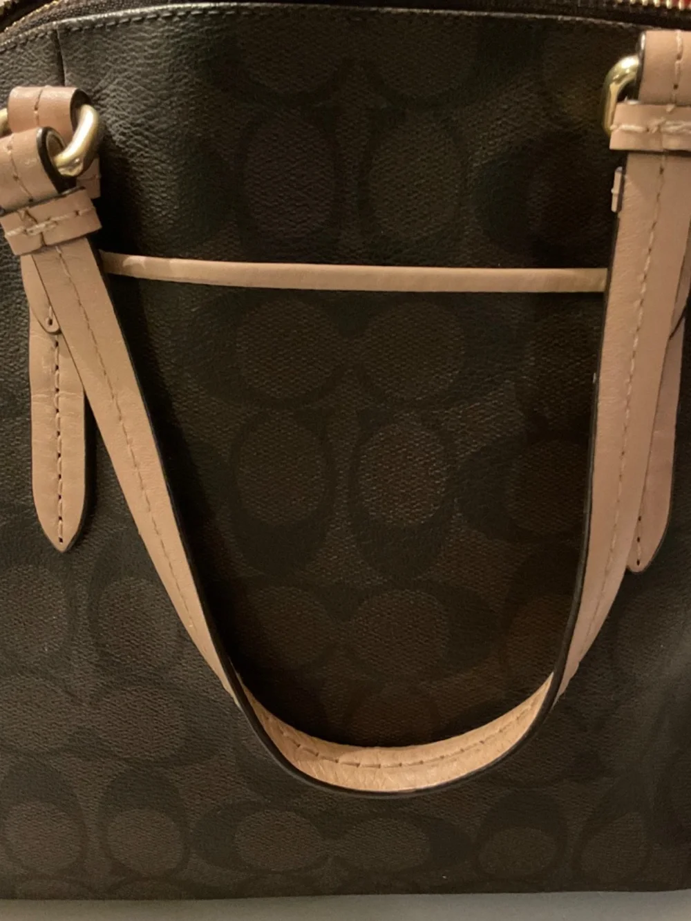 Coach F26184 Signature Peyton Cora Domed Satchel bag - Picture 9 of 12